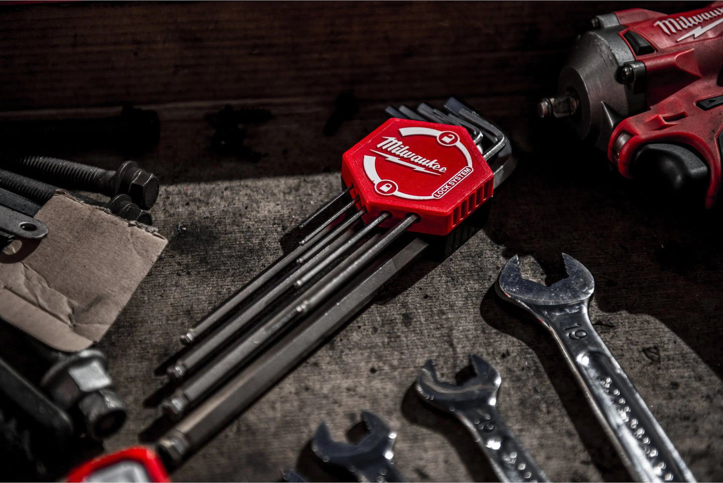 Milwaukee 9-piece ball-end Allen wrench set