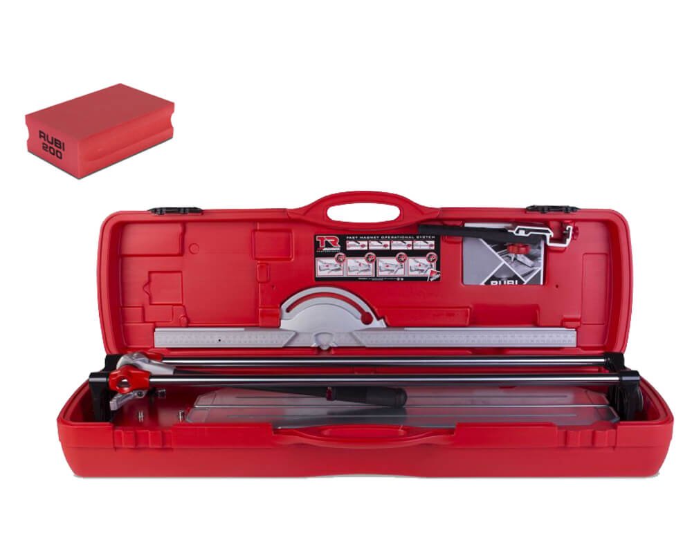 Rubi TR-710 Magnet Manual Cutter + 200 grit Diamond Polishing Block