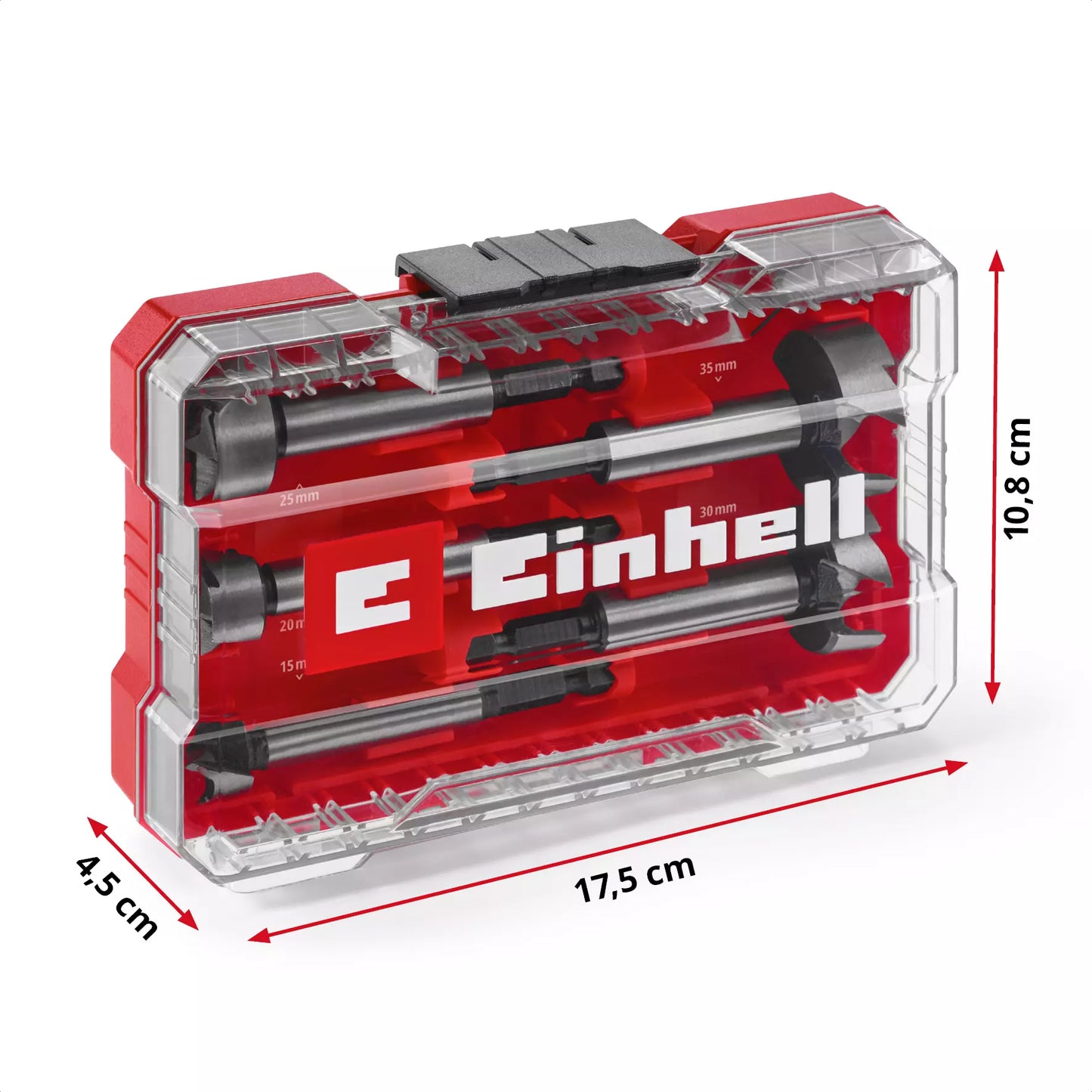 Einhell 49706003 Hinge Drill Bit Set, 5-Piece