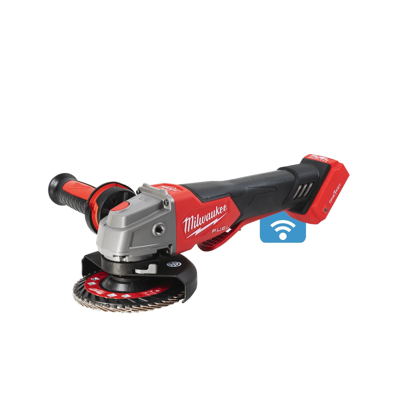 Amoladora angular M18 125mm Fuel ONE-KEY con maletín Milwaukee M18 ONEFSAG125XPDB-0X