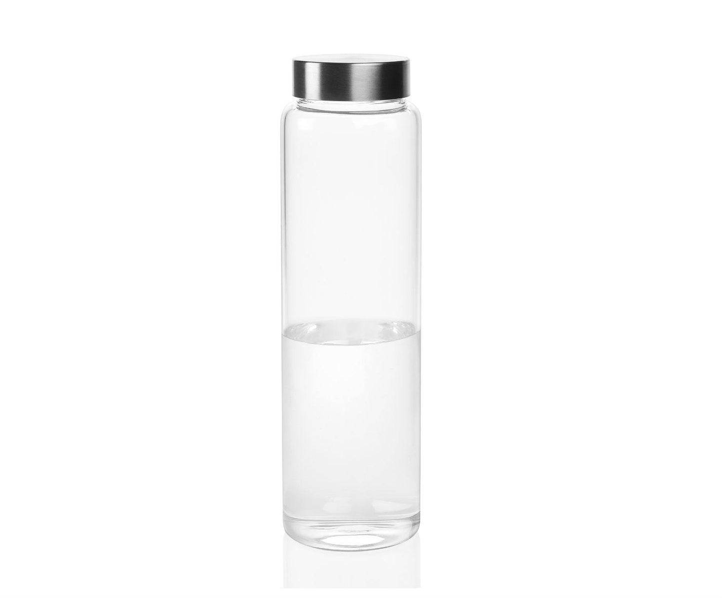 Botella de vidrio con tapa inox 1L Andrea House
