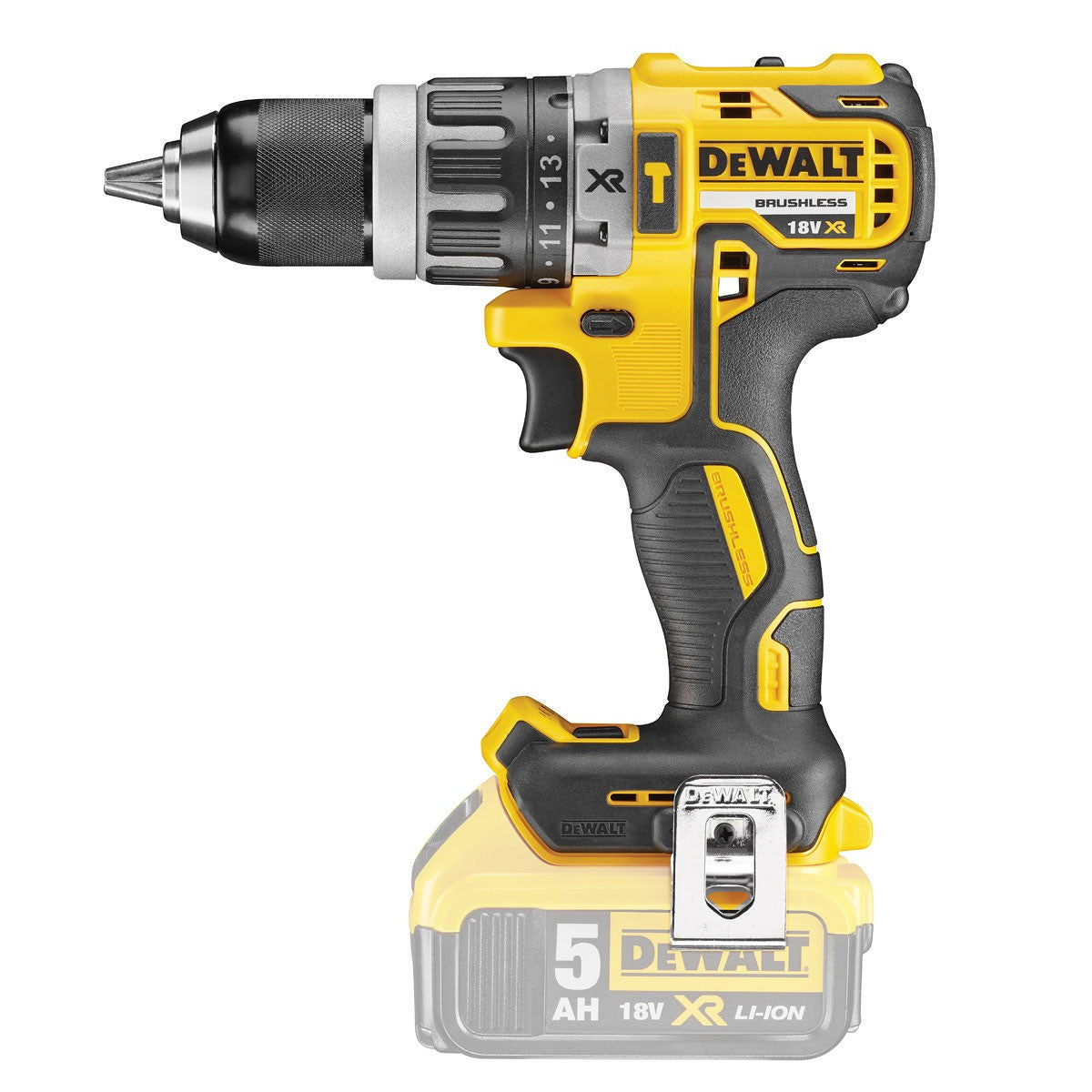 Set Dewalt DCK484P3T - DCH253 + DCD796 + DCF887 + DCG412 + 3 bat 5,0Ah + cargador + 2 maletin