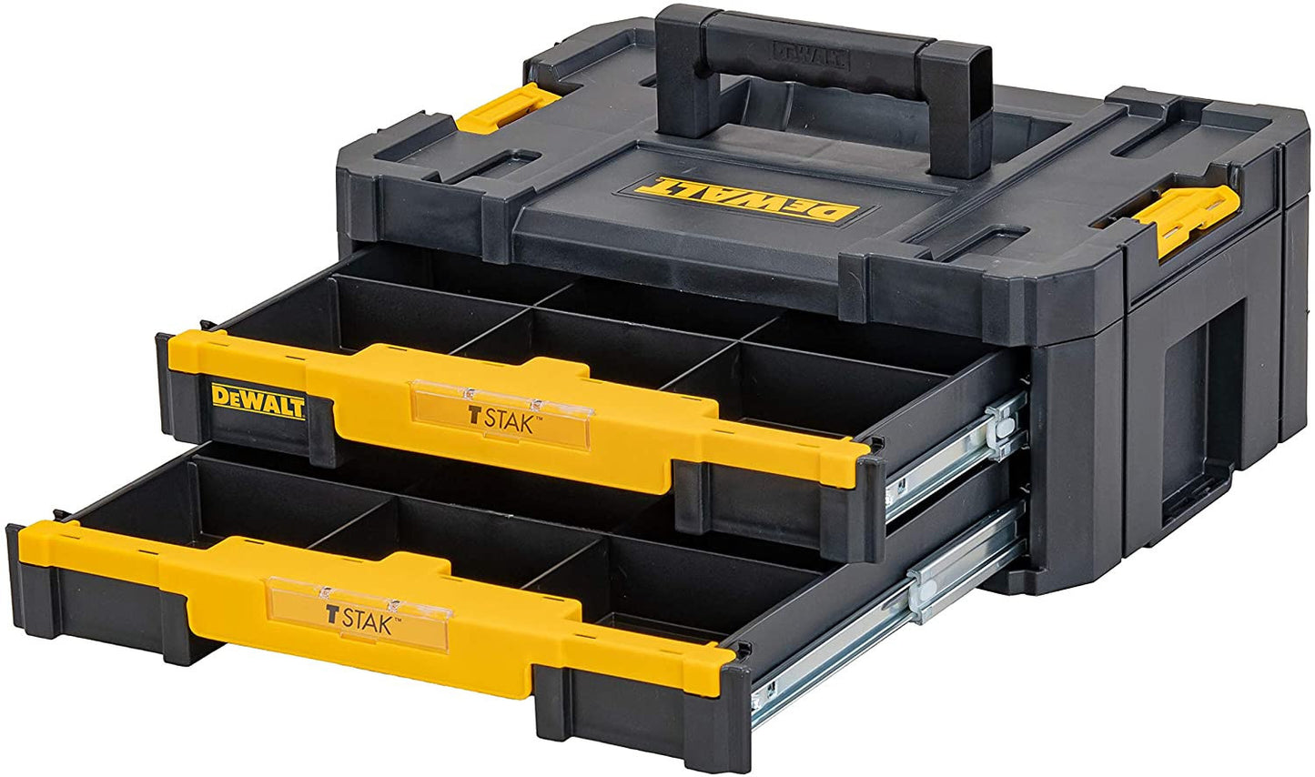 Conjunto Tstak 3 maletines + carrito Dewalt