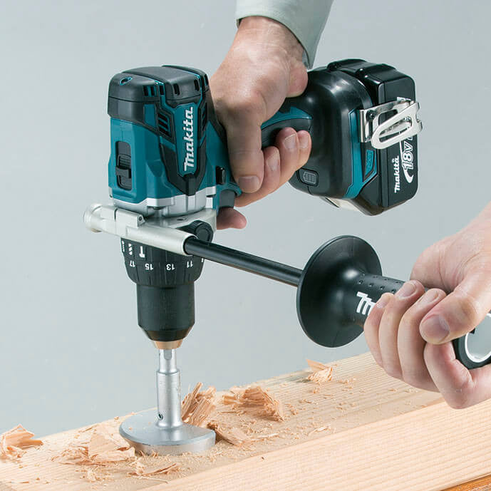 Combo 18V Mini Grinder DGA504ZJ + Hammer Drill DHP481RTJ Makita DLX2130TJ2