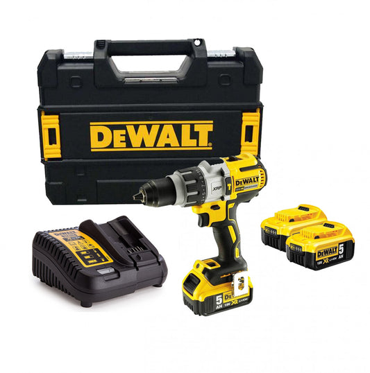 Dewalt 18V XRP 3 bat 5.0Ah brushless hammer drill with case DCD996P3