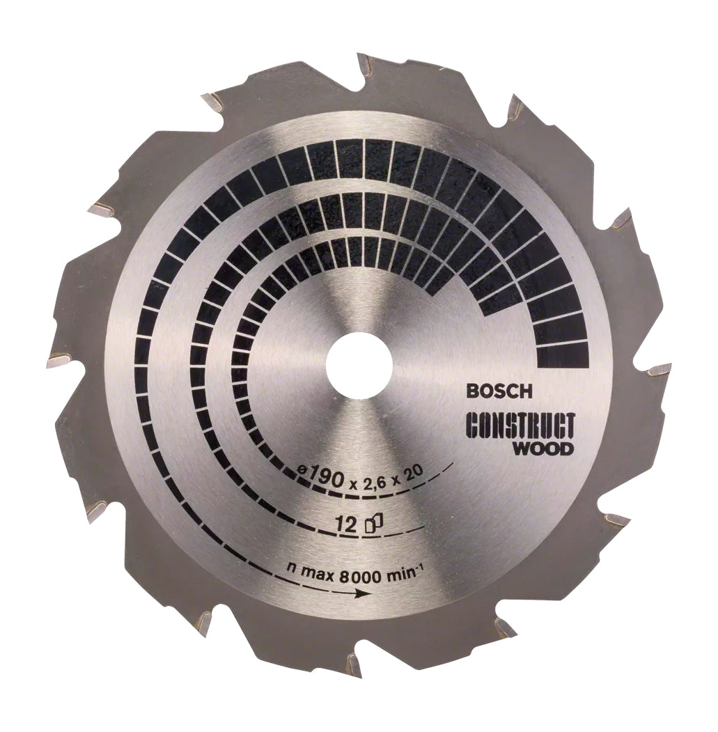 Construct Wood 160mm Bosch circular saw blade