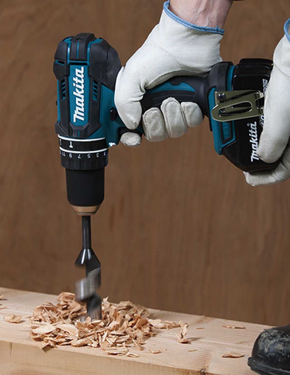 Kit Makita DHP482 Hammer Drill + DGA504 Mini-grinder + 2bat 5Ah + charger + DLX2504BL2 bag