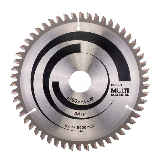 Bosch 190mm Multi Material Circular Saw Blade