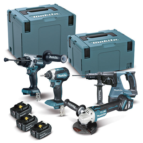 Combo DTD153 + DHP486 + DHR243 + DGA513 MAKITA - 1