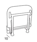 Asiento Ducha Abatible con Patas Blanco 6341 Manillons Torrent MANILLONS TORRENT - 2