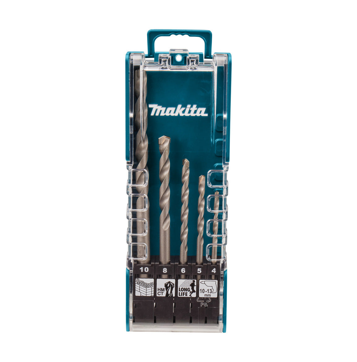 Makita E-11536 5pcs Straight Insert Drill Bit Set