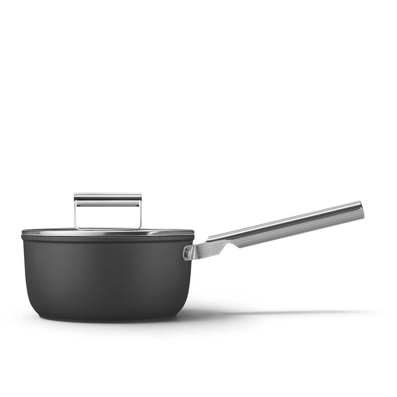 Smeg Matte Black Pot Set