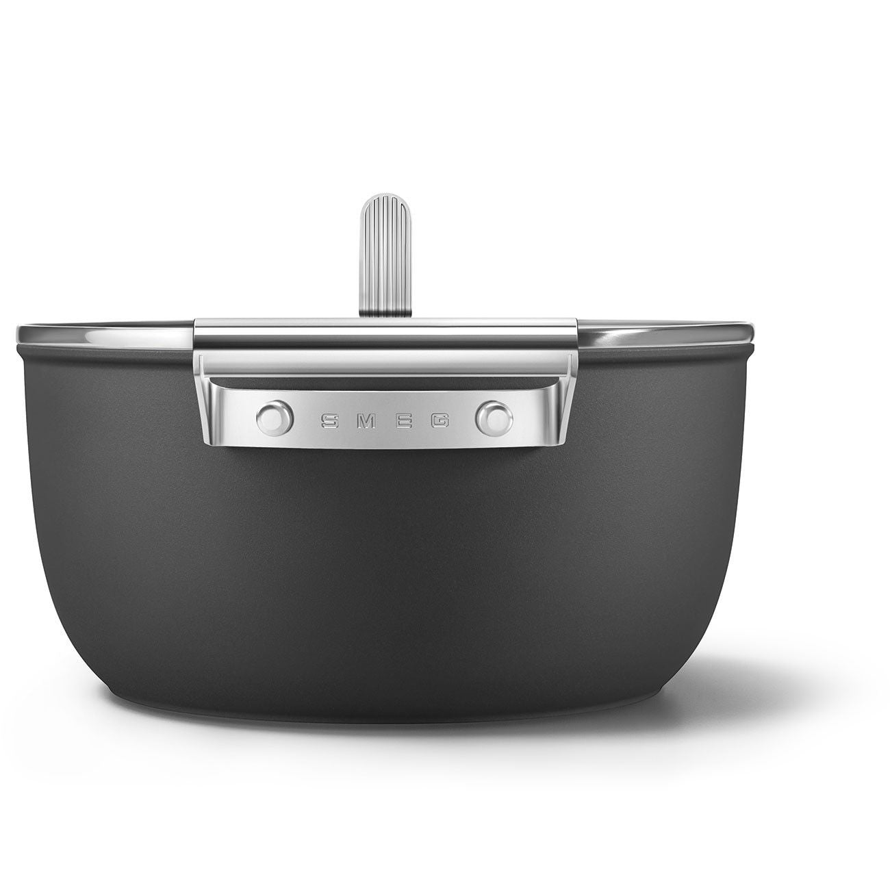 Smeg Matte Black Pot Set