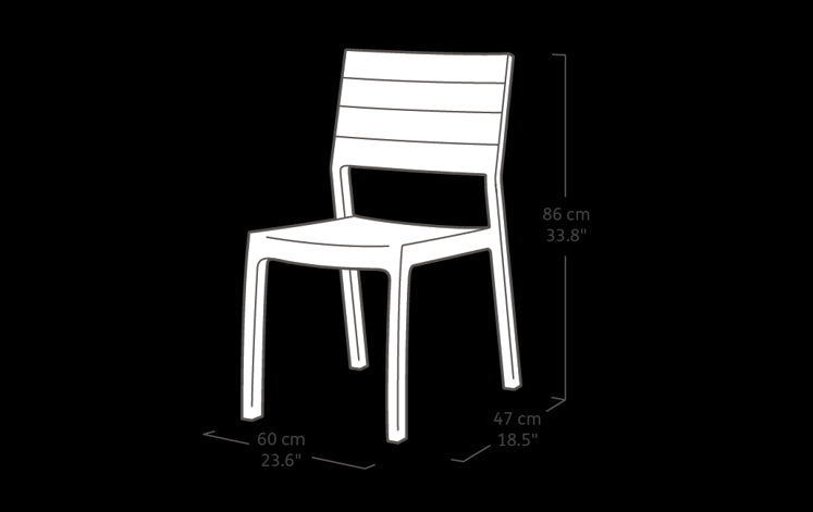 Silla de Resina Harmony Capuchino Keter CURVER - 8