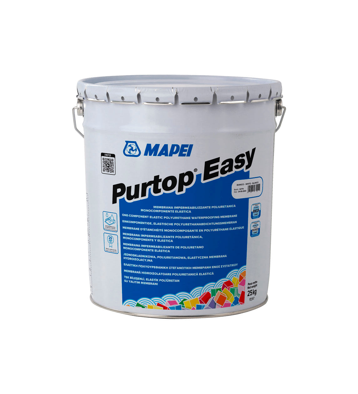 Mapei Purtop Easy Waterproofing Paint Pot