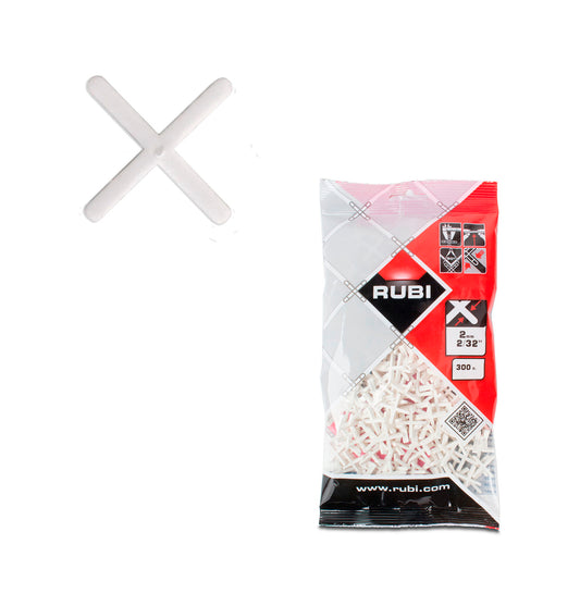 Rubi 02901 2mm joint spacers, 300 units