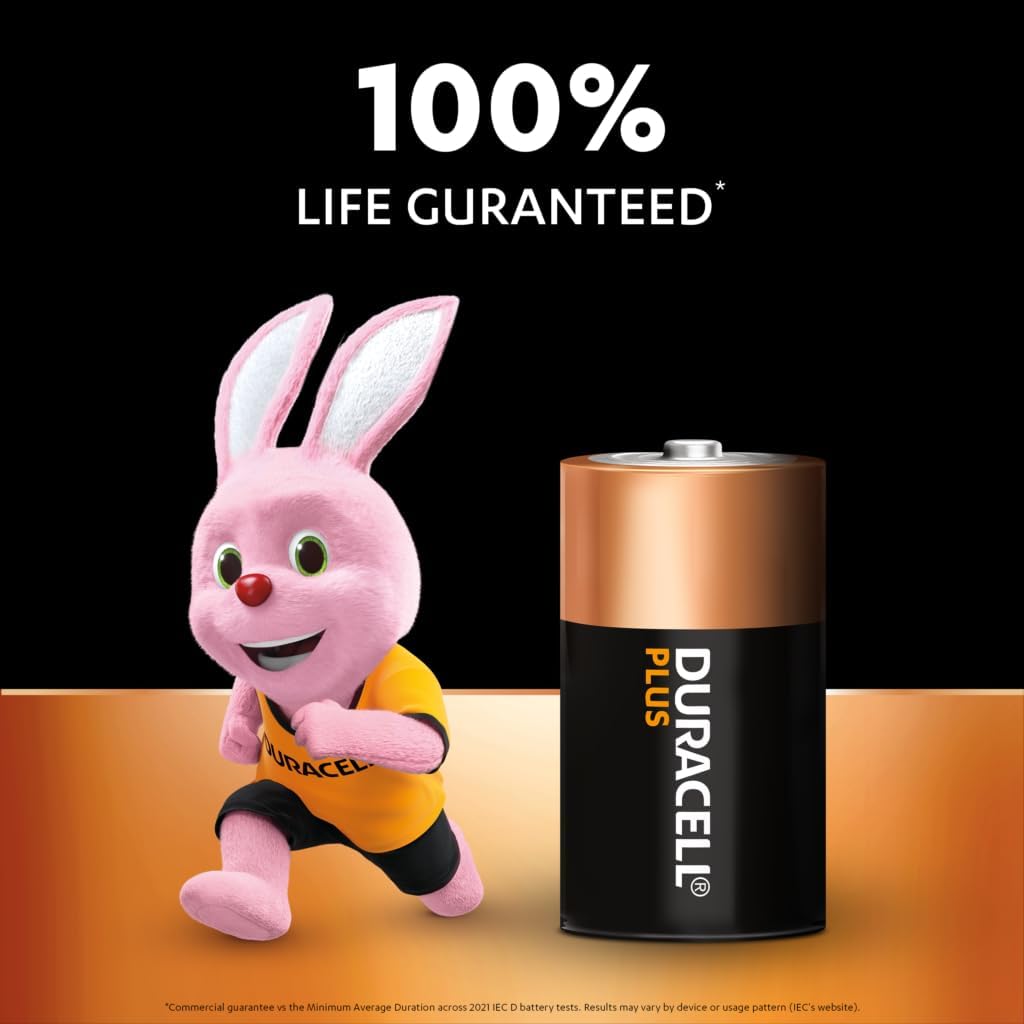 Duracell Plus Power C 2-Pack Alkaline Batteries