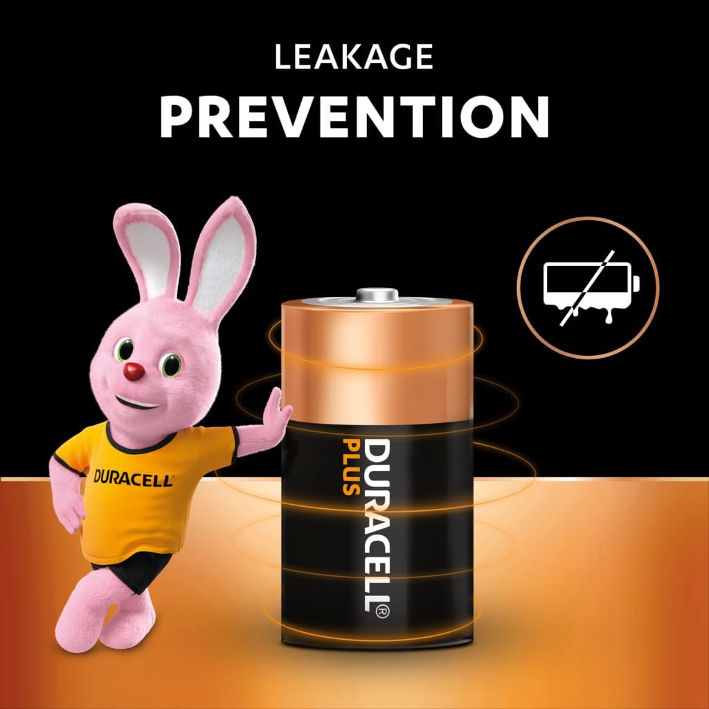 Duracell Plus Power C 2-Pack Alkaline Batteries