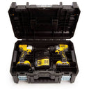 Kit Taladro Percutor + Atornillador de Impacto 12V XR Dewalt DCK2110L2T