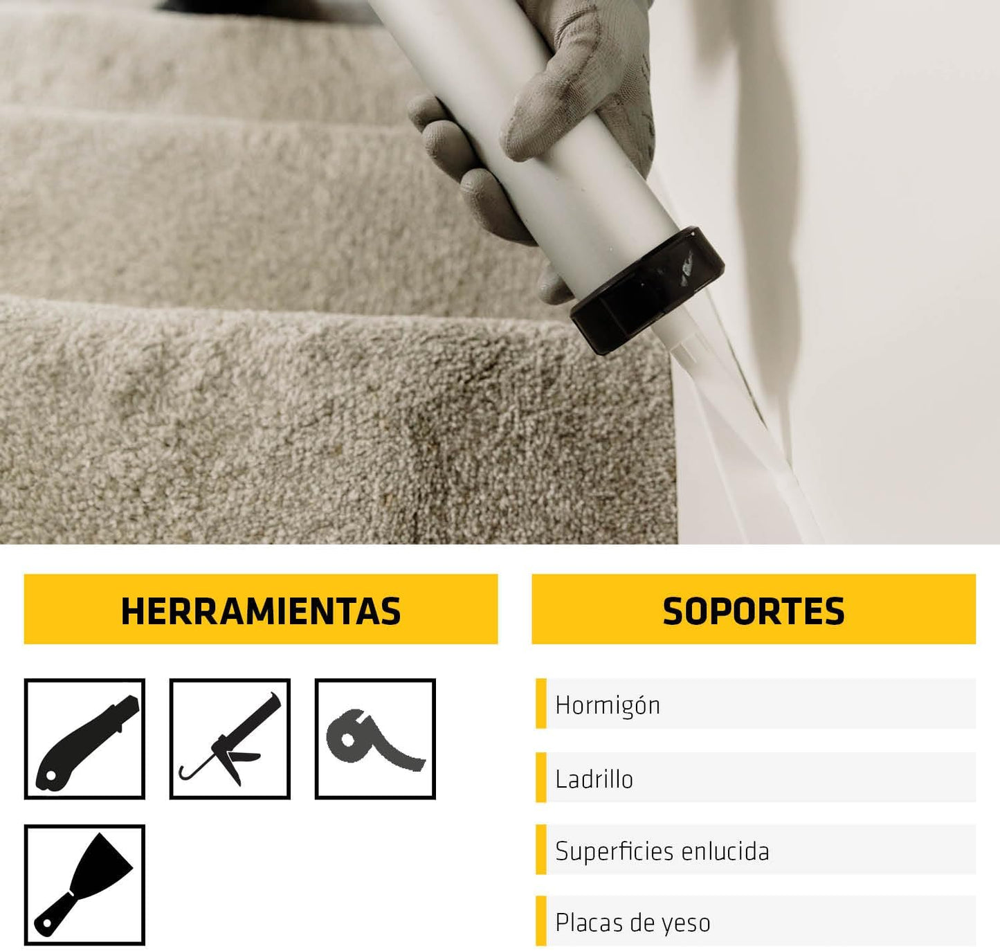 Cartucho sellador acrílico Blanco SikaSeal-178 Interiores 300ml Sika