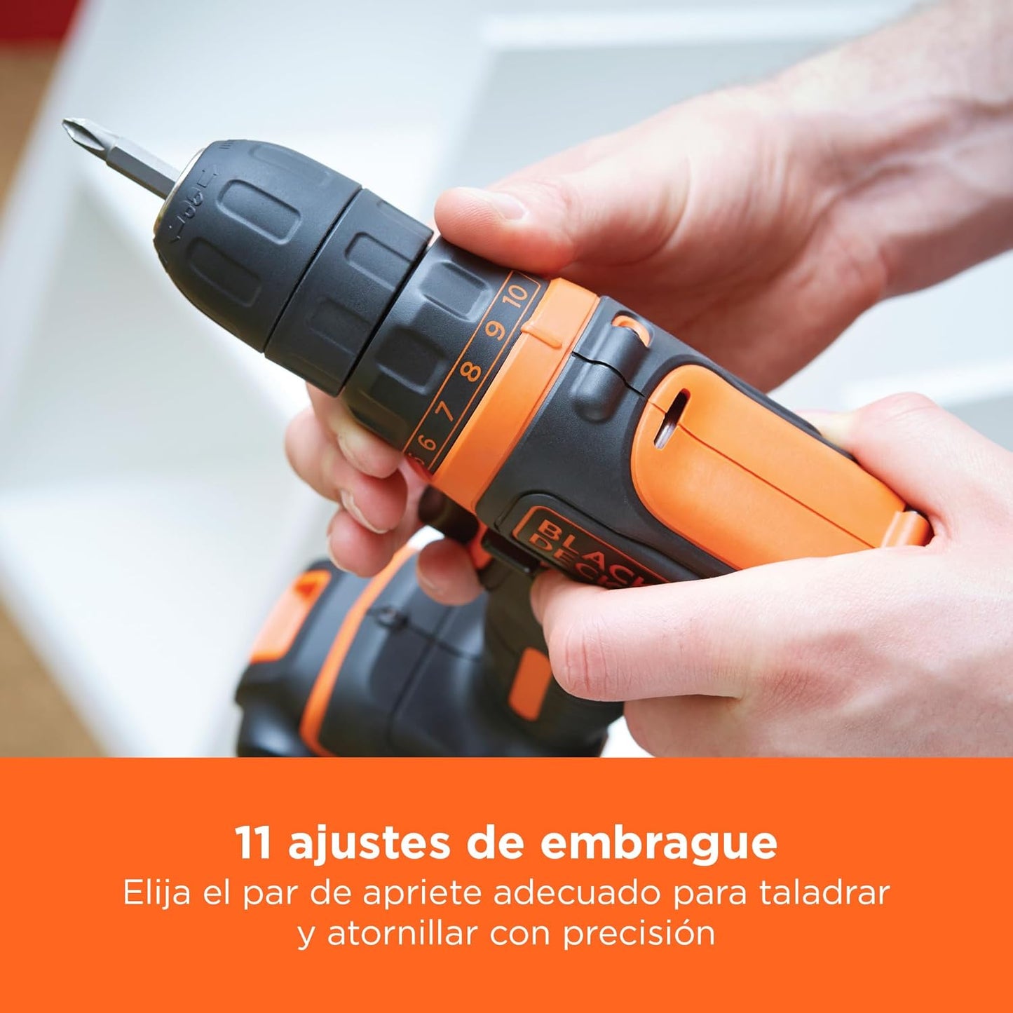 Black+Decker BDCDD12 10.8V 26Nm Cordless Drill Driver