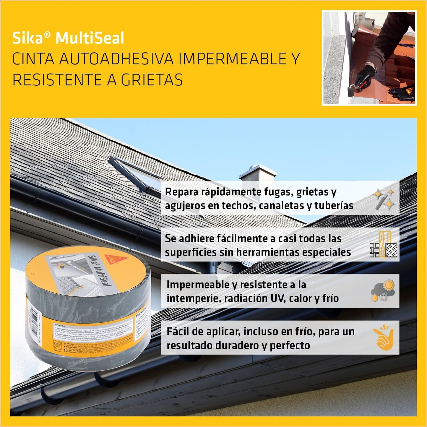 Banda Impermeabilizante SIKA MULTISEAL Gris