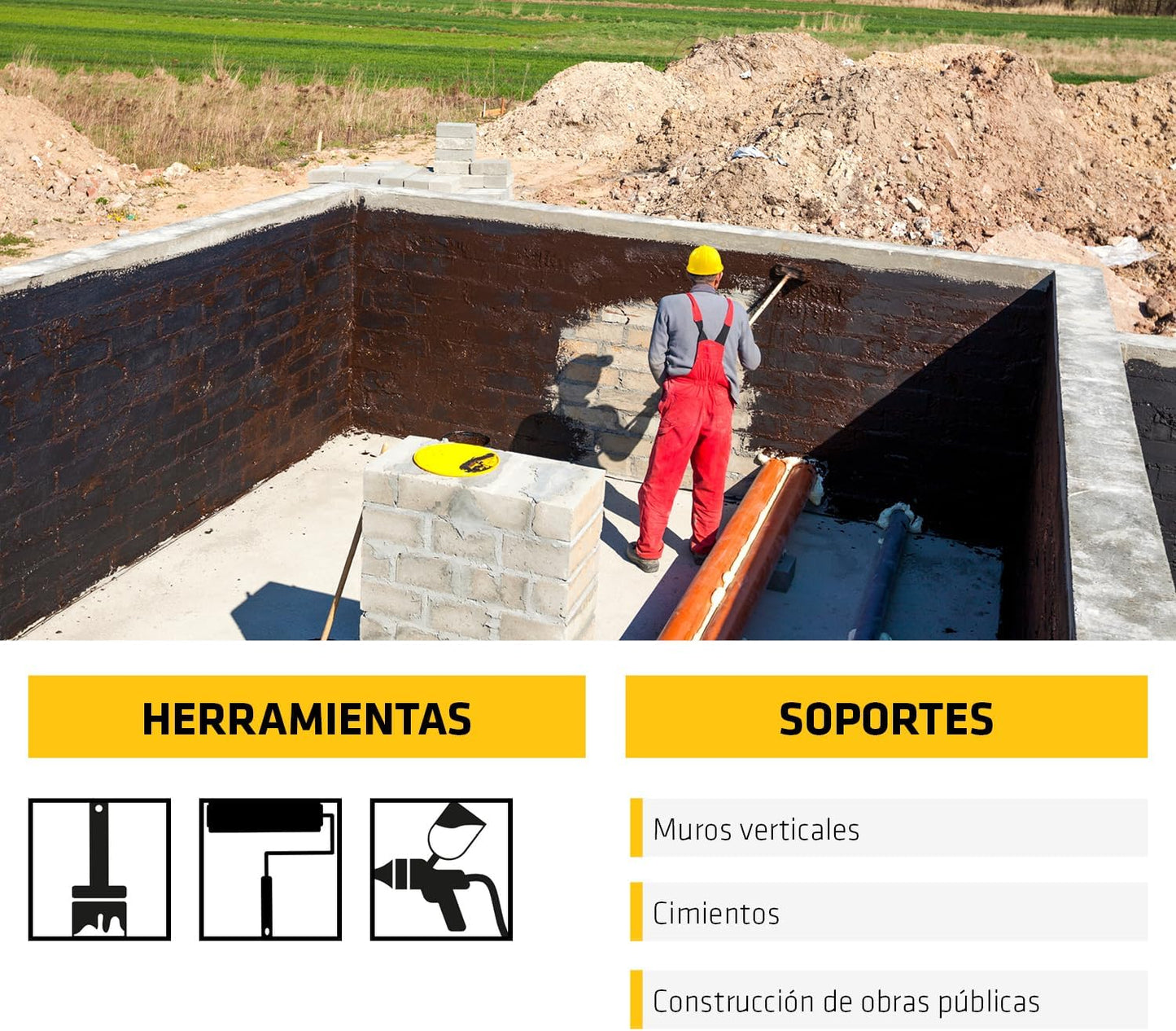 Bituminous emulsion for foundation priming Igol-A 5kg Sika