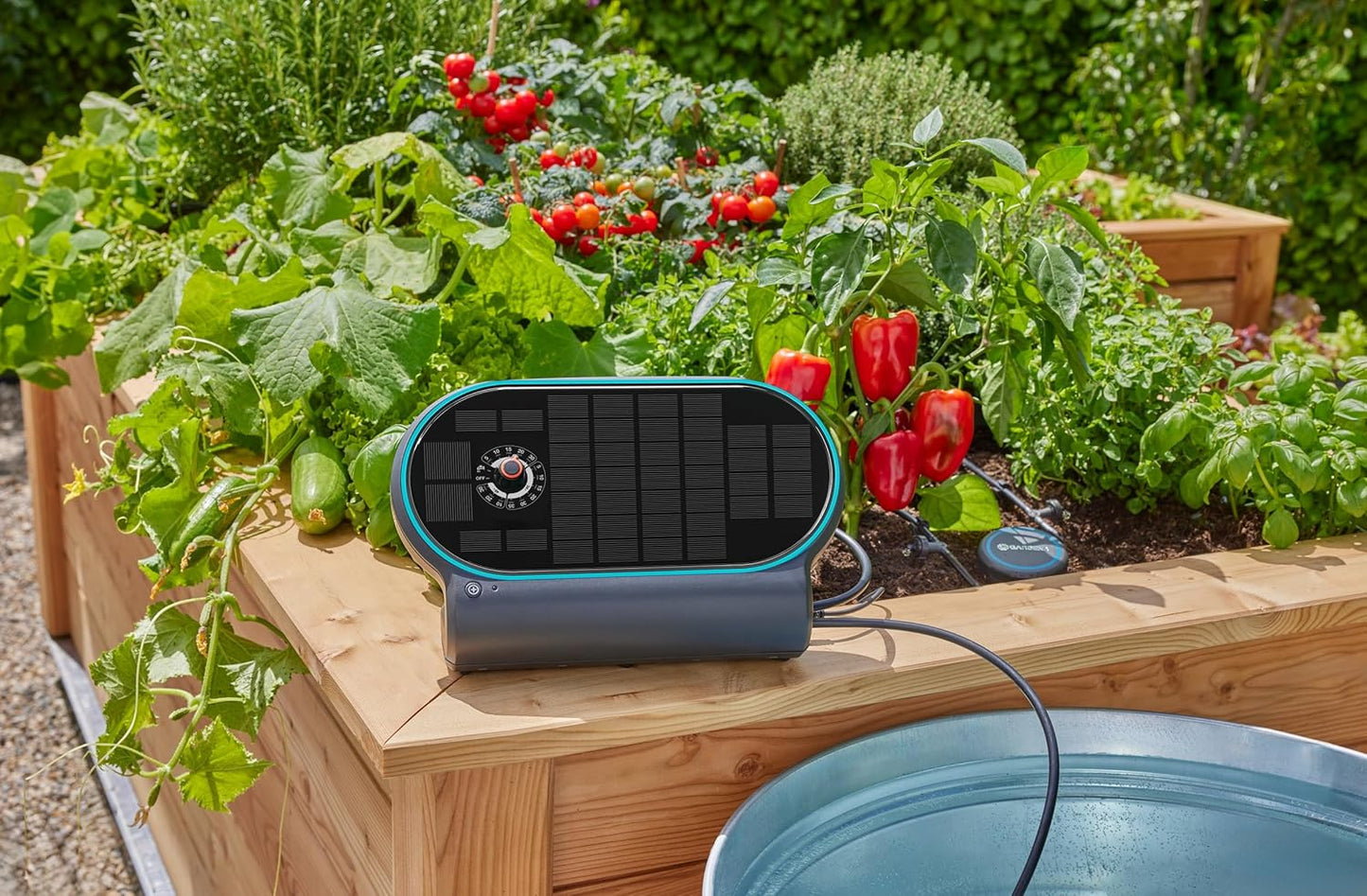 AquaBloom L Automatic Solar Powered Irrigation Set by Gardena 13330-20