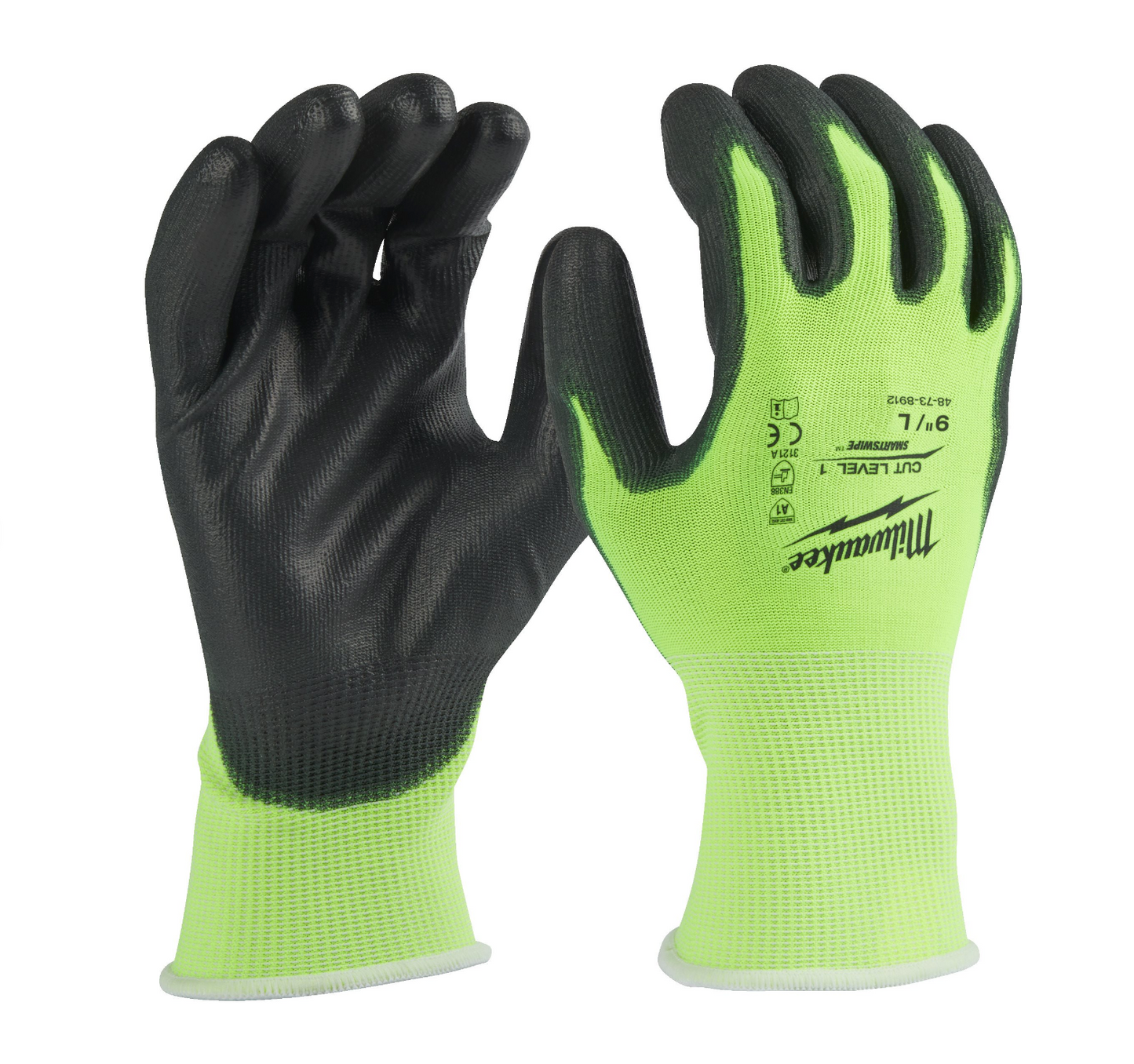 Milwaukee HI-VIS CUT Level A High Visibility Cut Resistant Gloves