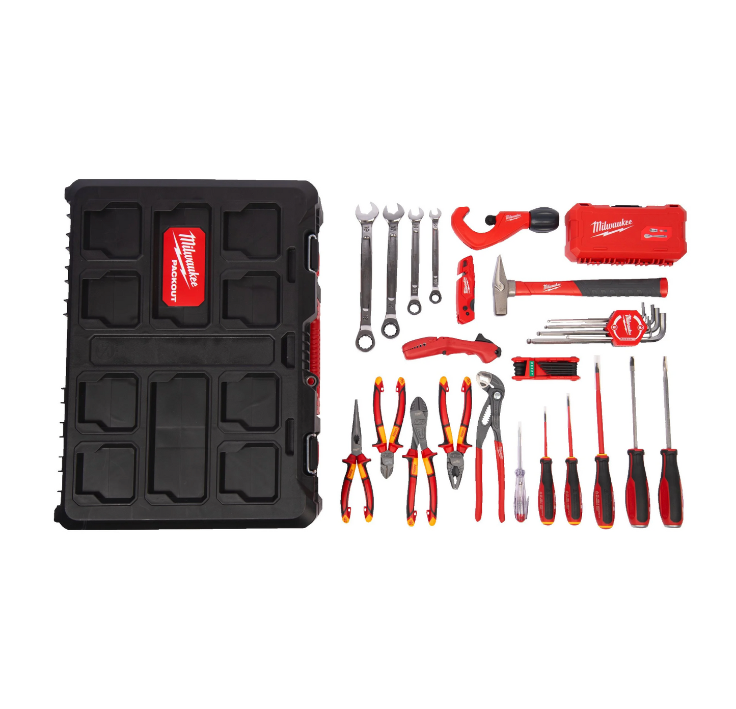 PACKOUT Plumbing Set 74 piezas para fontaneria Milwaukee