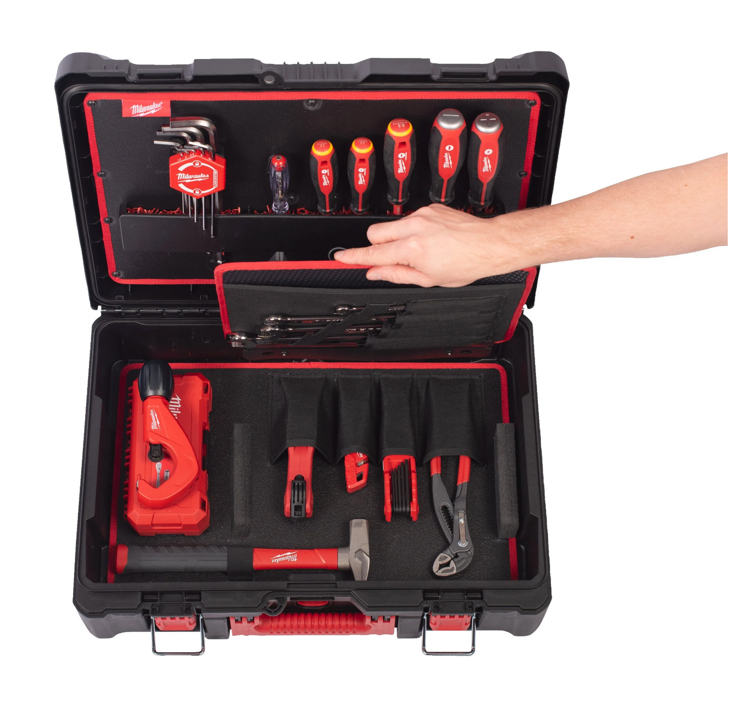 PACKOUT Plumbing Set 74 piezas para fontaneria Milwaukee