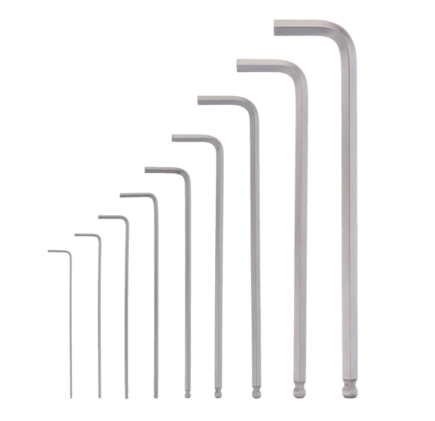 Milwaukee 9-piece ball-end Allen wrench set