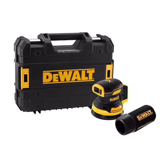 Lijadora Rotorbital sin escobillas XR 18V Ø125mm con maletín Dewalt DCW210NT