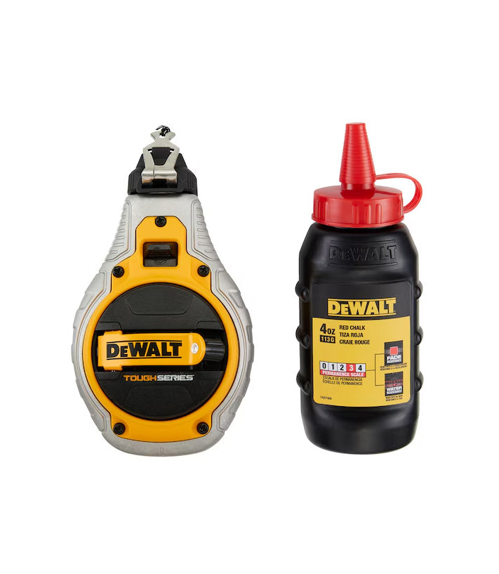 30m Chalk Line with Red Chalk Dewalt DWHT48335RC-0