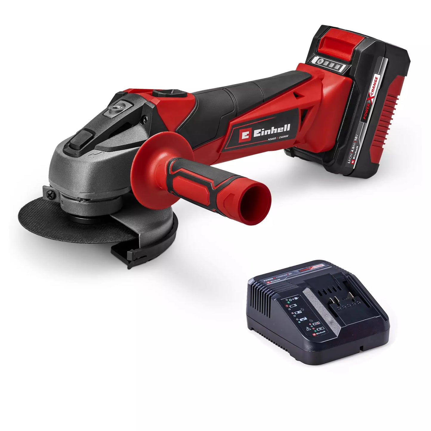 Amoladora angular 115mm 18V con batería y cargador Einhell TC-AG 18/115 Li