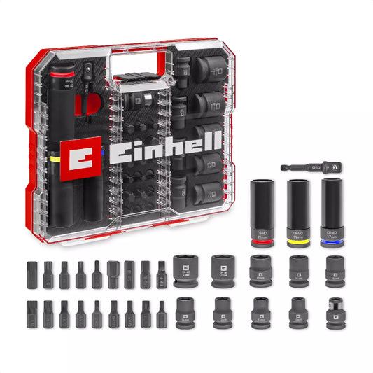 Einhell 49109288 32-piece impact socket set