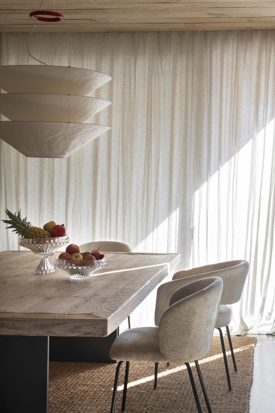 Frutero clásico de cristal tallado Ø31x12cm Andrea House