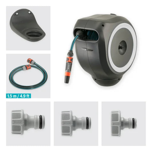 Manguera de pared 15m RollUp S mural Gardena 18602-20