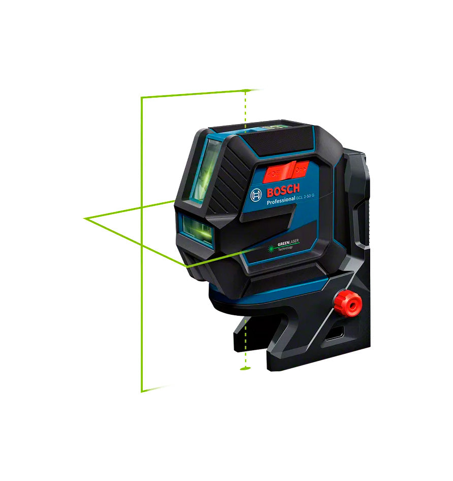 Laser level two green lines 10m Bosch GCL 2-50 G