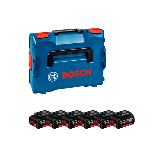 Pack 18V with 6 4Ah batteries with Bosch case