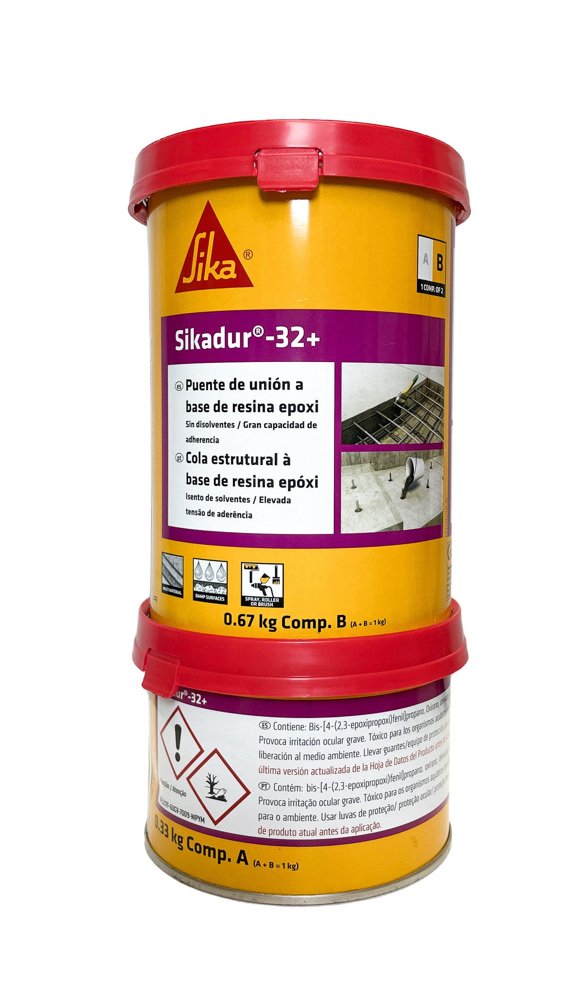 Adhesivo Epoxi SikaDur 32 + 1kg SIKA - 1